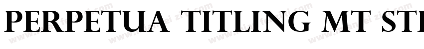 Perpetua Titling MT Std Light字体转换
